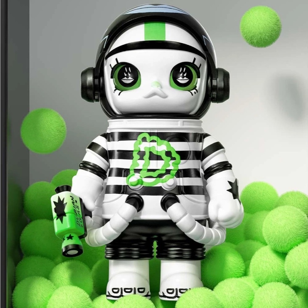 Pop Mart Mega Space Molly Series 4 Lala Company Durian Man AUTHENTIC (OPEN BOX)